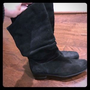 St Johns Bay Suede black boots size 6.5